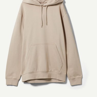 Hoodie Weekday beige
