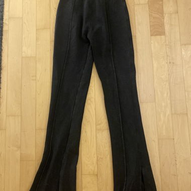 Pantaloni/leggins a zampa neri
