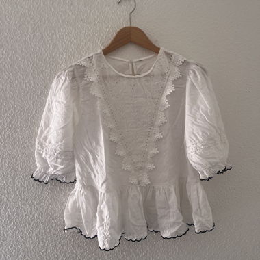 White Lace Blouse