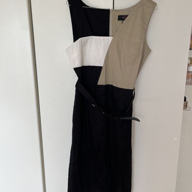 Wickelkleid zweifarbig