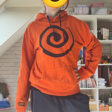 Felpa Naruto arancione