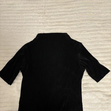 Schwarze basic Bluse