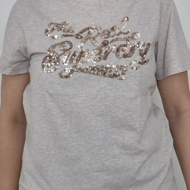 T-shirt Superdry con paillettes