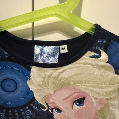 Vestito bimba Frozen Elsa blu 5/6 anni