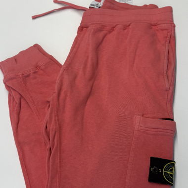 Stone Island Coral Red Jogging Pants