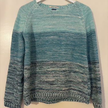 Maglione blu morbido Bershka L