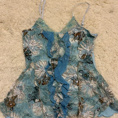 Vintage mesh top