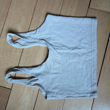 Beige crop top from Holy Polly