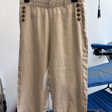 Beige linen  pants