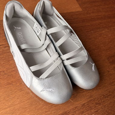 Puma Ballerinas Silber Gr. 38