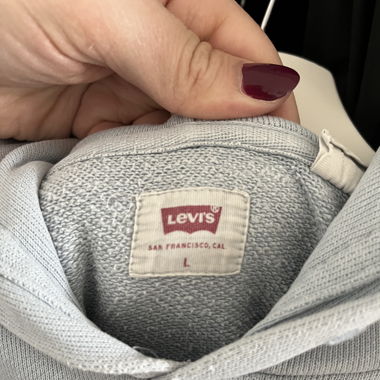 Levis Hoodie Babyblau