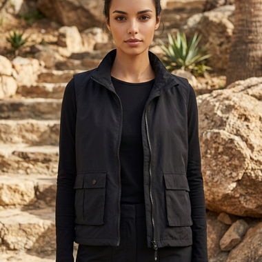 Gilet sans manches noir sport