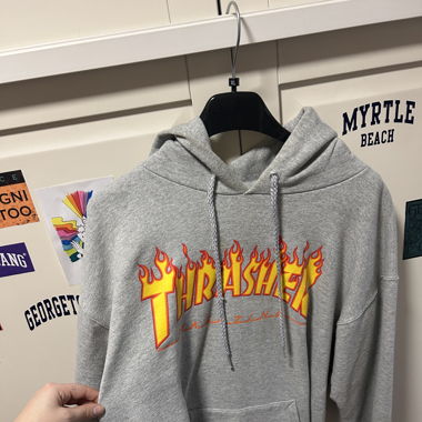 Grey trasher hoodie