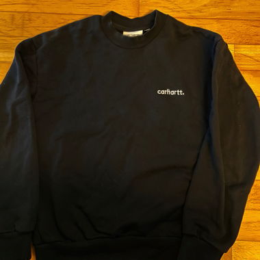 Felpa Carhartt nera taglia S