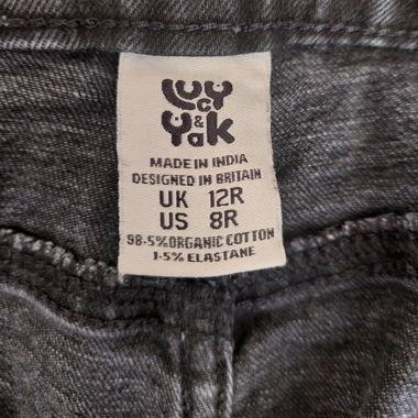Jeans slim neri Lucy&Yak