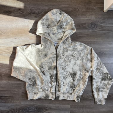 Veste à capuche Bershka imprimé marbre
