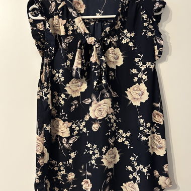 Blouse à fleurs