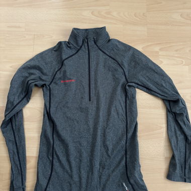 Mammut grey long-sleeve sport top