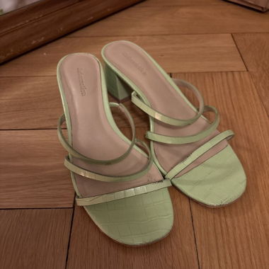 Reformation Sandaletten Gr. 38 Mintgrün 