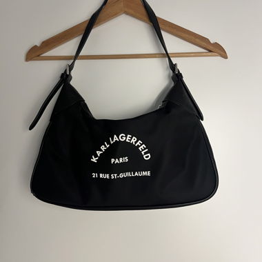 Karl Lagerfeld original borsa a tracolla nera