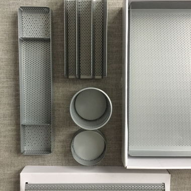 Set Büro-Organizer aus perforiertem Metall