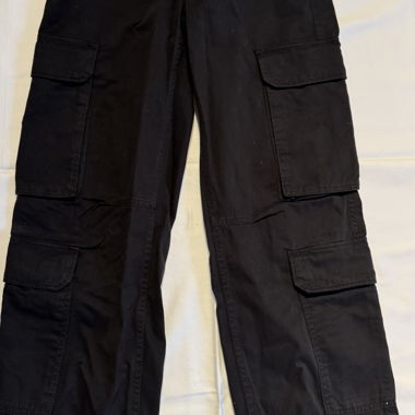 Bersha black cargo pants size 34