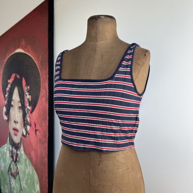 Zalando Essentials striped crop top