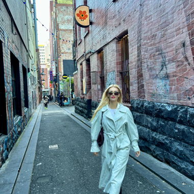 Trench MAGALI PASCAL STEVIE (MINT) da donna, taglia media