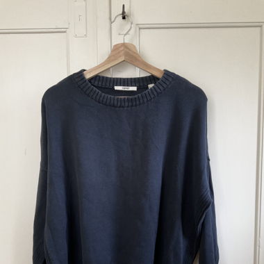 Navy 100% Baumwolle Pullover 