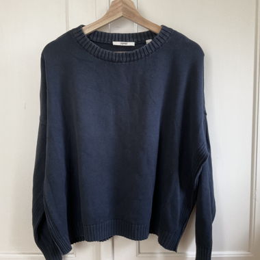 Navy 100% Baumwolle Pullover 
