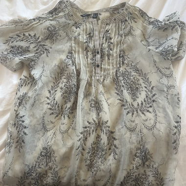 Blouse légère Mango en voile à motifs paisley