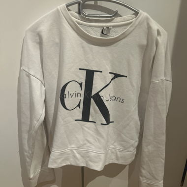 Calvin Klein Jeans white sweatshirt