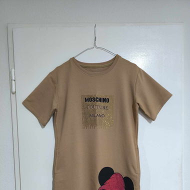 Moschino Couture Milano Mickey Mouse Mini Dress