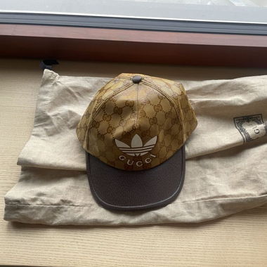 Gucci x Adidas Cap Gr. M Canvas GG Monogramm