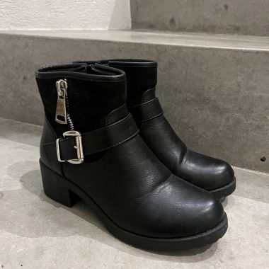 Black ankle boots