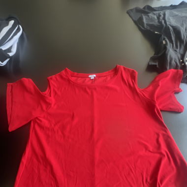 T-shirt rouge 