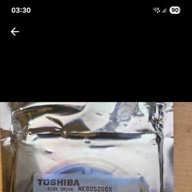 Toshiba Festplatte 80Gb Speicher