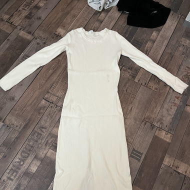 white long dress