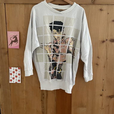 Weisses Damen Sweatshirt mit Print