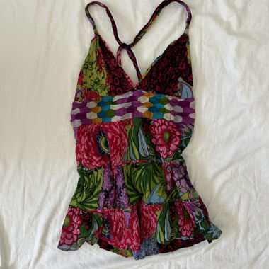 Vintage Desigual Sommer-Top Größe M