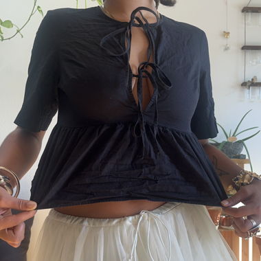 Blusa nera