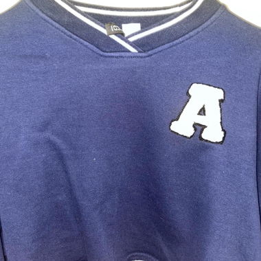Pull crop top H&M bleu 