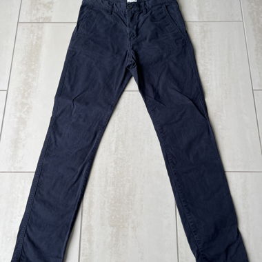 Navy Chinos – EUR 38 / US 30 – Slim Fit Cotton 