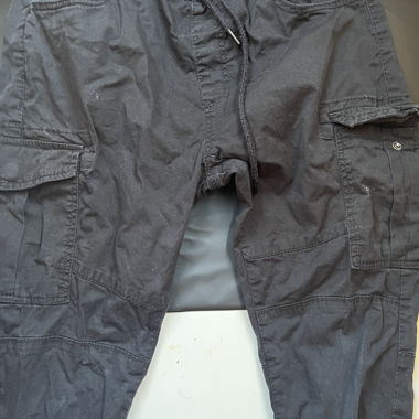 Black Cargo Pants Size S