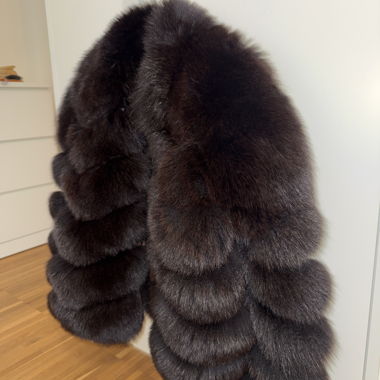 Fur jacket made of fox