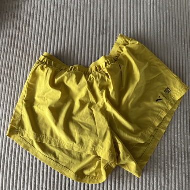 Short da corsa Puma First Mile giallo