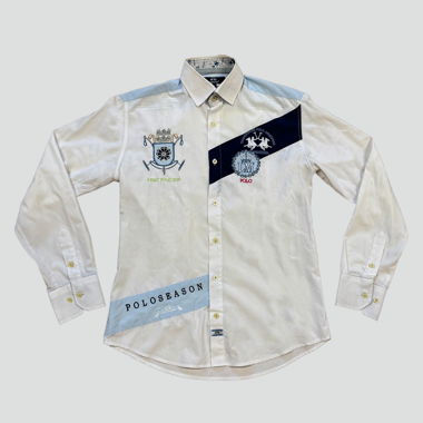 La Martina Argentina casual shirt white