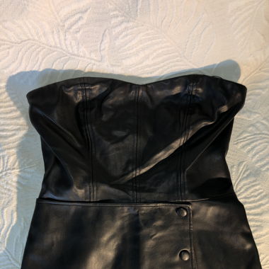 Leather dress