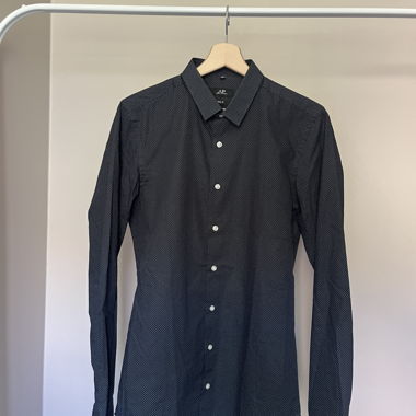 Camicia nera a pois