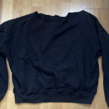 Off-the-shoulder sweater